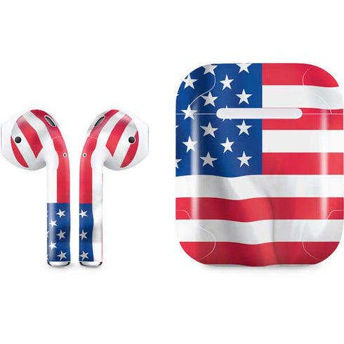 USA Flag American Flag Apple AirPods Skin