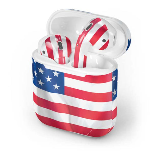 USA Flag American Flag Apple AirPods Skin