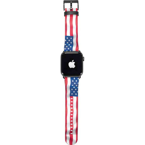 USA Flag American Flag Apple Watch Band 42-44mm