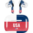 USA Flag Color Block AirPods Pro 2nd Gen Skin