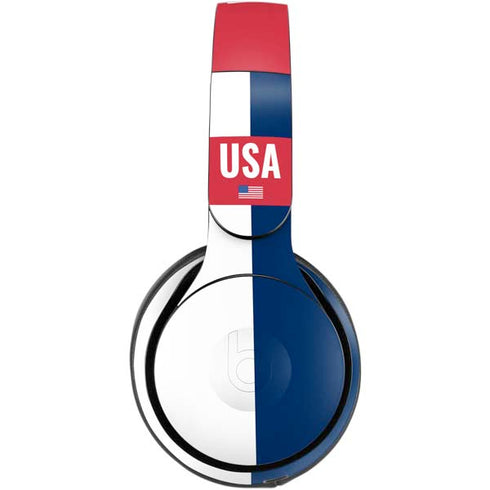 USA Flag Color Block Beats Solo Pro Skin