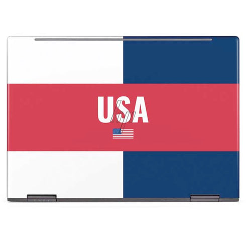 USA Flag Color Block HP Envy Skin