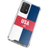 USA Flag Color Block Galaxy A52 5G Clear Case