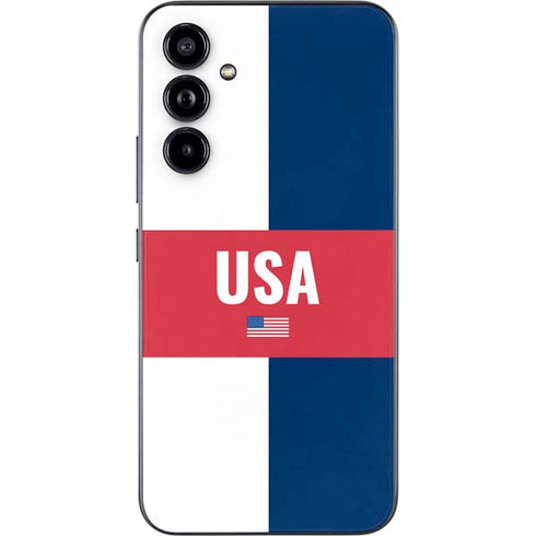 USA Flag Color Block Galaxy A54 5G Skin