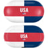 USA Flag Color Block Galaxy Buds Skin