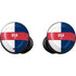 USA Flag Color Block Galaxy Buds Skin