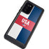 USA Flag Color Block Galaxy Note20 5G Waterproof Case