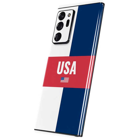 USA Flag Color Block Galaxy Note20 Ultra 5G Skin