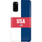 USA Flag Color Block Galaxy S20 Lite Case