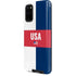 USA Flag Color Block Galaxy S20 Pro Case