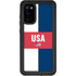 USA Flag Color Block Galaxy S20 Waterproof Case