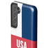 USA Flag Color Block Galaxy S21 5G Pro Case