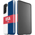 USA Flag Color Block Galaxy S21 5G Pro Case
