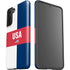 USA Flag Color Block Galaxy S21 Plus 5G Pro Case