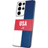 USA Flag Color Block Galaxy S21 Ultra 5G Skin