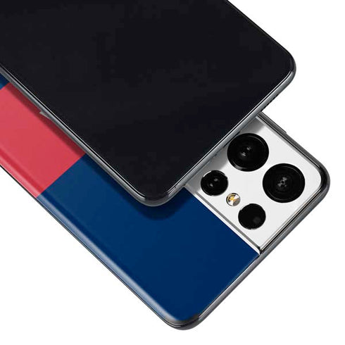 USA Flag Color Block Galaxy S21 Ultra 5G Skin