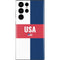 USA Flag Color Block Galaxy S22 Ultra Skin