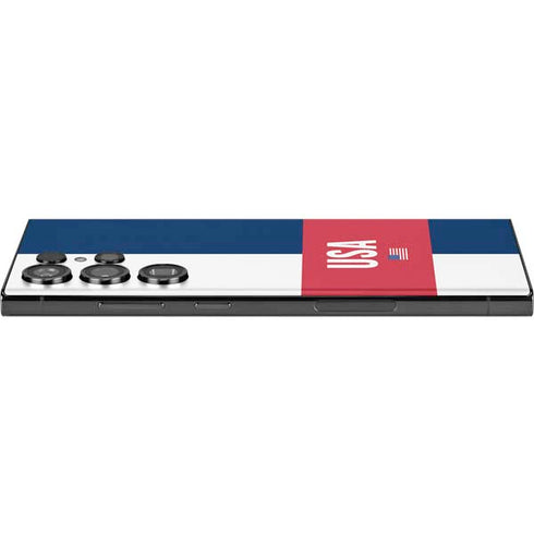 USA Flag Color Block Galaxy S23 Ultra Skin