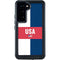 USA Flag Color Block Galaxy S23 Waterproof Case