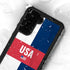 USA Flag Color Block Galaxy S23 Waterproof Case
