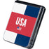 USA Flag Color Block Galaxy Z Flip5 5G Skin