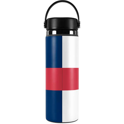 USA Flag Color Block Hydro Flask 20oz Wide Mouth Skin