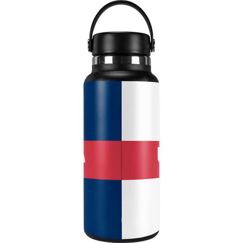 USA Flag Color Block Hydro Flask 32oz Wide Mouth Skin