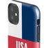 USA Flag Color Block iPhone 11 Impact Case