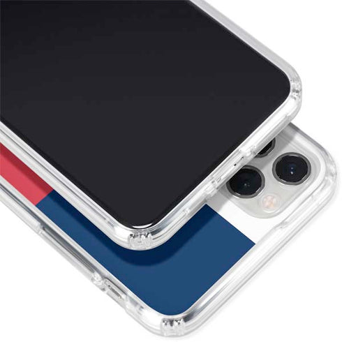 USA Flag Color Block iPhone 11 Pro Clear Case
