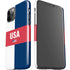 USA Flag Color Block iPhone 11 Pro Lite Case