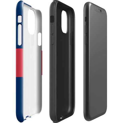 USA Flag Color Block iPhone 11 Pro Max Impact Case