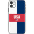 USA Flag Color Block iPhone 11 Skin