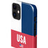 USA Flag Color Block iPhone 12 Mini Lite Case