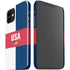 USA Flag Color Block iPhone 12 Mini Lite Case
