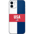USA Flag Color Block iPhone 12 Mini Skin