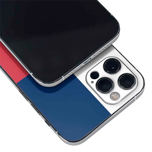 USA Flag Color Block iPhone 12 Pro Max Skin