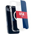 USA Flag Color Block iPhone 13 MagSafe Case