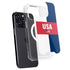 USA Flag Color Block iPhone 15 Pro MagSafe Case