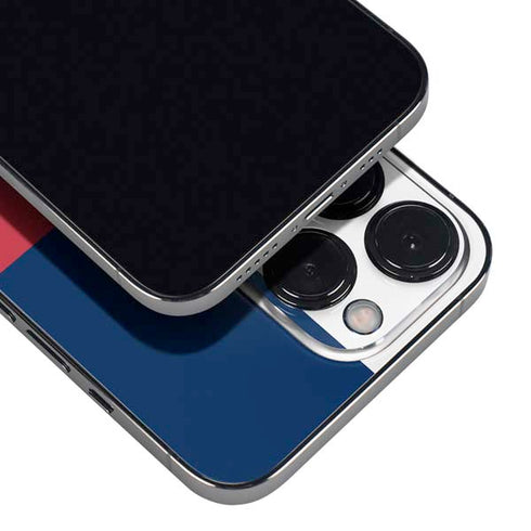 USA Flag Color Block iPhone 14 Pro Skin