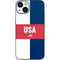 USA Flag Color Block iPhone 14 Skin