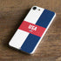 USA Flag Color Block iPhone 7 Skin