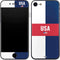 USA Flag Color Block iPhone SE (2nd & 3rd Gen) Skin