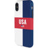 USA Flag Color Block iPhone XS Pro Case