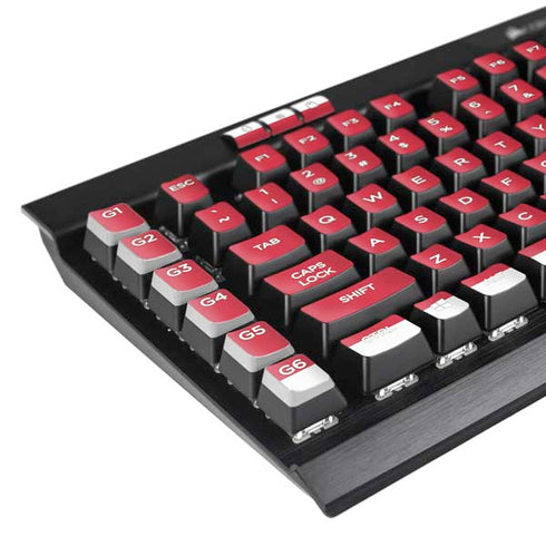 USA Flag Color Block K95 RGB PLATINUM Mechanical Gaming Keyboard Skin