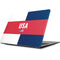 USA Flag Color Block Apple MacBook Skin
