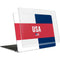 USA Flag Color Block MacBook Air 13in (2020) Case plus Skin