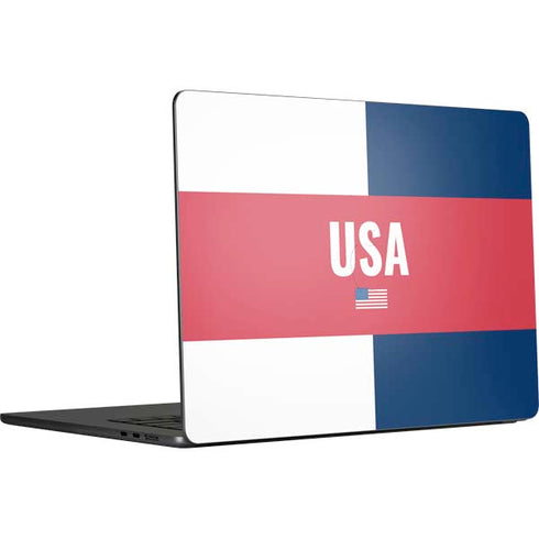 USA Flag Color Block MacBook Air 15 in (2023) Skin