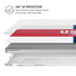 USA Flag Color Block MacBook Pro 13in (2020) Case plus Skin