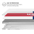 USA Flag Color Block MacBook Pro 15in (2016-19) Case plus Skin