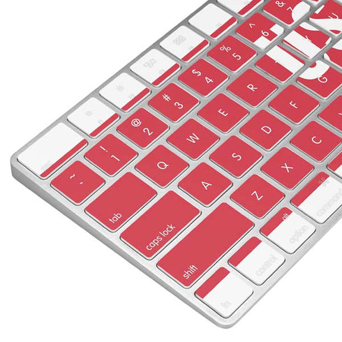 USA Flag Color Block Magic Keyboard Skin